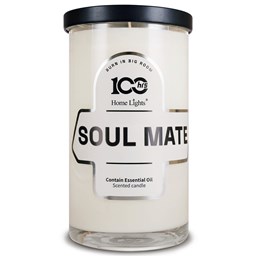 Show details for Soul Mate | 100HRS Highly Scented Candle 3.14x6, 18.5oz Picture of Soul Mate | 100HRS Highly Scented Candle 3.14x6, 18.5oz